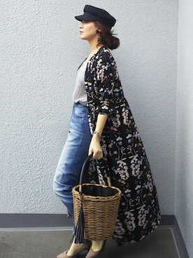 「DRWCYS（ドロシーズ）のアイテム（アクセサリー）」を使った、NICOさん（レディース・158cm）の春コーディネート