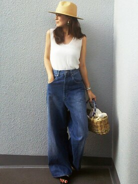 NICOさん（レディース・158cm）の夏コーディネート