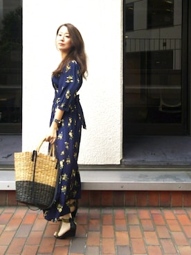 「DRWCYS（ドロシーズ）のアイテム（ワンピース/ドレス）」を使った、NICOさん（レディース・158cm）の夏コーディネート