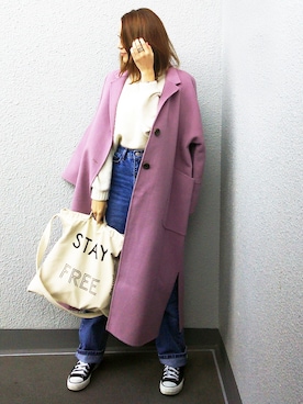 NICOさん（レディース・158cm）の冬コーディネート