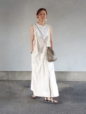 「アイテム（ピアス（両耳用））」を使った、NICOさん（レディース・158cm・40代）の夏コーディネート