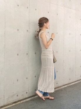 「アイテム（ピアス（両耳用））」を使った、NICOさん（レディース・158cm・40代）の夏コーディネート