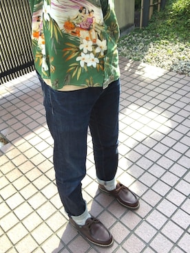 「GITMAN BRS.（GITMAN BRS.）のアイテム（トップス）」を使った、y.kさん（メンズ・176cm）の夏コーディネート