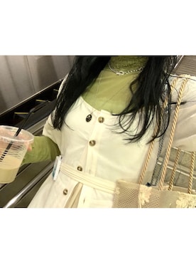 「Mayree（メイリー）のアイテム（ワンピース/ドレス）」を使った、MA-YAさん（レディース・157cm）の夏コーディネート