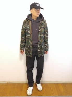 「アイテム（ナイロンジャケット）」を使った、nunuhomme【アラフィフ】さん（メンズ・166cm・50代）の秋コーディネート