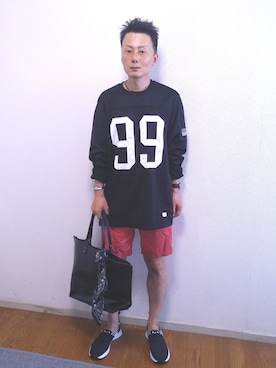 「Stampd' LA(スタンプドエルエー)のアイテム」を使った、nunuhomme【アラフィフ】さん(メンズ・166cm)の夏コーディネート