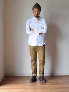 「ワーカーズ」｜comoda上西猛夫さん（メンズ・168cm）の夏コーディネート
