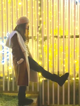 「SPIRALGIRL（スパイラルガール）のアイテム（ダウンジャケット/コート）」を使った、Yui Yamamotoさん（レディース・153cm）の冬コーディネート