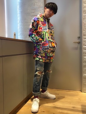「HYSTERIC GLAMOUR（ヒステリックグラマー）のアイテム（ワンピース/ドレス）」を使った、TAIYOさん（メンズ・171cm）の冬コーディネート