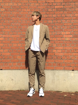 「スナップ」｜「アイテム（ジャケット/アウター）」を使った、キルさん（メンズ・177cm）の冬コーディネート