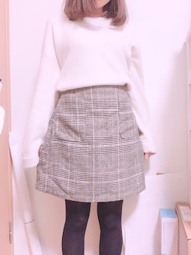 もあ。さん（レディース・152cm）の冬コーディネート