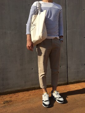 にゃんまるさん（メンズ・177cm）の春コーディネート