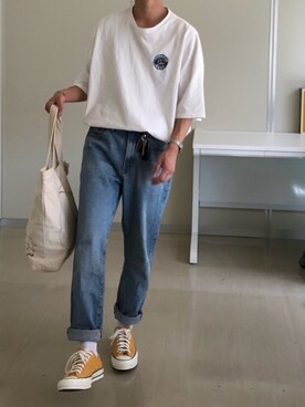 「kutir」｜「アイテム（アナログ腕時計）」を使った、たさん（メンズ・170cm）の夏コーディネート