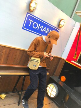 「WEGO（ウィゴー）のアイテム（その他トップス）」を使った、のむら しゅんさん（メンズ・173cm）の冬コーディネート