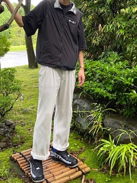 「ベストコーデ」｜「アイテム（その他アウター）」を使った、hottyさん（メンズ・179cm）の夏コーディネート