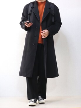 「YARD PLUS（ヤードプリュス）のアイテム（スウェット）」を使った、SHOWさん（メンズ・172cm）の冬コーディネート