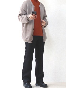 「YARD PLUS（ヤードプリュス）のアイテム（スウェット）」を使った、SHOWさん（メンズ・172cm）の春コーディネート