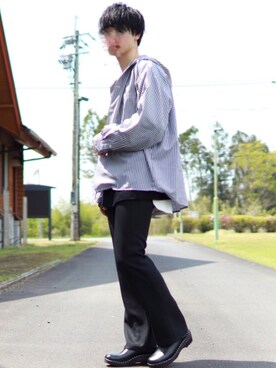 「平成最後のWEARISTAセンバツ」｜「アイテム（その他シューズ）」を使った、SHOWさん（メンズ・172cm）の春コーディネート