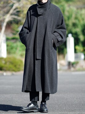 VOAAOV（ヴォアーブ）の「【VOAAOV】 tumbler tweed long coat（その他 