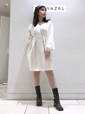 「REDYAZEL（レディアゼル）のアイテム（ワンピース）」を使った、miさん（レディース・150cm）の春コーディネート