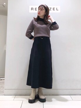 「REDYAZEL（レディアゼル）のアイテム（ワンピース）」を使った、miさん（レディース・150cm）の春コーディネート