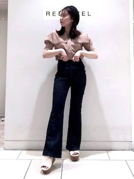 「REDYAZEL（レディアゼル）のアイテム」を使った、miさん（レディース・150cm）の春コーディネート