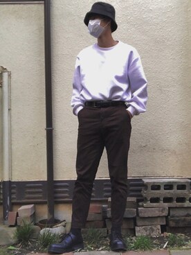 のぶてつさん（メンズ・173cm）の春コーディネート