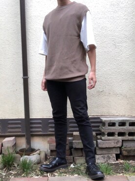 のぶてつさん(メンズ・173cm)の春コーディネート