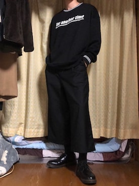 「neos（ネオス）のアイテム（スウェット）」を使った、のぶてつさん（メンズ・173cm）の春コーディネート
