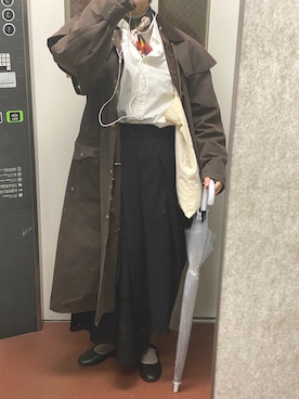 「SVEC（シュベック）のカンフーシューズ kung fu Shoes / ストラップパンプス（バレエシューズ）」を使った、ささん（レディース・161cm）の春コーディネート