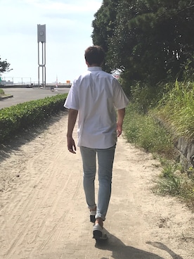 にこさん（メンズ・186cm）の秋コーディネート