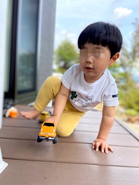 「jeans-b（ジーンズベー）のアイテム」を使った、1KK1-013さん（キッズ・90cm）の夏コーディネート