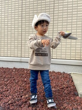 「POLO RALPH LAUREN CHILDRENSWEAR（ポロ ラルフ ローレン チルドレンズウェア）のアイテム（パンツ）」を使った、1KK1-013さん（キッズ・90cm）の秋コーディネート