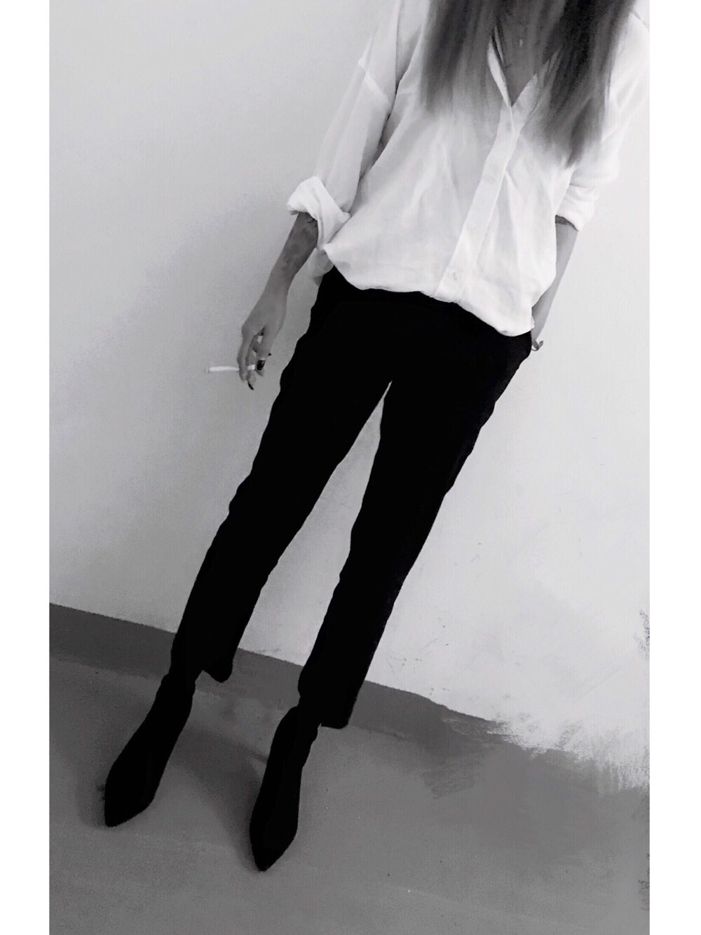 「Vkのアイテム（アンサンブル、ホワイト系）」を使った、Black布利さん（レディース・163cm）の秋コーディネートの1枚目の写真