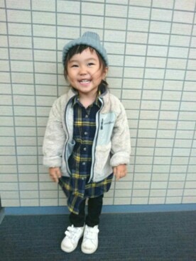 Natsuさん（キッズ・90cm）の秋コーディネート