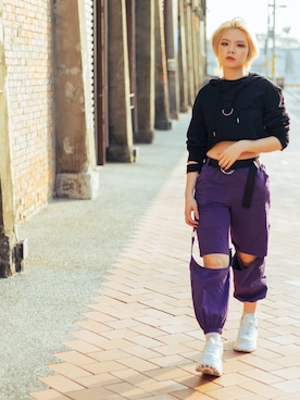 「VII&CO（VII&CO）のアイテム」を使った、Rinaaaaaさん（レディース・166cm）の冬コーディネート