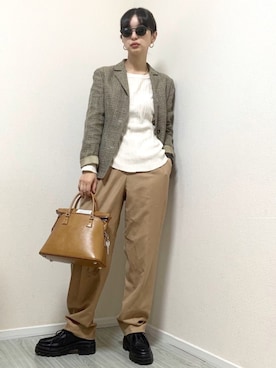 「LANVAN collection（ランバン　コレクション）のアイテム」を使った、arsさん（レディース・152cm）の冬コーディネート