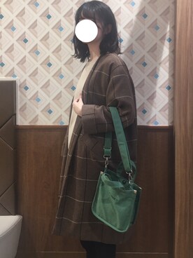 ももかさん（レディース・159cm）の冬コーディネート