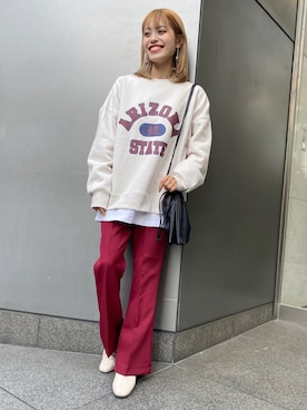 「アイテム（その他）」を使った、中村　未緒さん（レディース・153cm・10代）の秋コーディネート