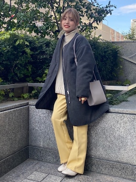 「2021年」｜中村　未緒さん（レディース・153cm）の冬コーディネート