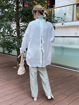 中村　未緒さん（レディース・153cm）の冬コーディネート