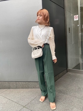 中村　未緒さん（レディース・153cm）の春コーディネート