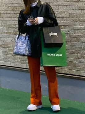 「FREAK'S STORE（フリークスストア）のアイテム（ジャケット/アウター）」を使った、ユウさん（レディース・162cm）の冬コーディネート