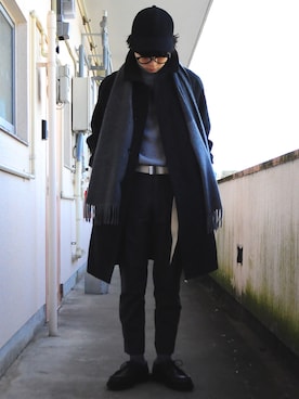 「green label relaxing（グリーンレーベルリラクシング）のアイテム（その他）」を使った、いもとしさん（メンズ・168cm）の冬コーディネート