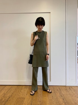 「BEAUTY&YOUTH UNITED ARROWS（ビューティーアンドユースユナイテッドアローズ）のアイテム（ショルダーバッグ）」を使った、daio  さん（レディース・159cm）の夏コーディネート