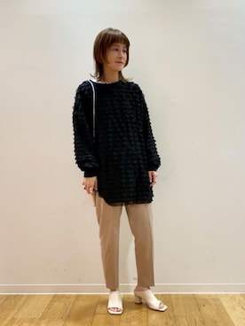 「Tシャツ/カットソー」｜「アイテム（財布/小物）」を使った、daio  さん（レディース・159cm）の冬コーディネート