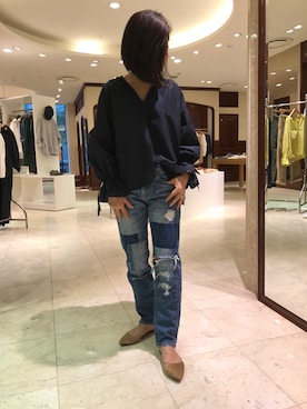 Yoko Ishibashiさん(レディース・153cm)の冬コーディネート