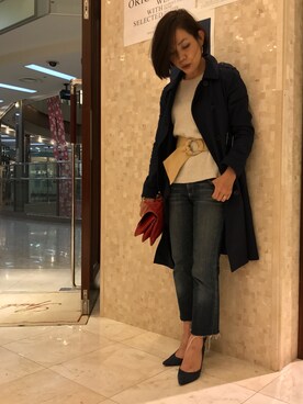 「ビンテージコーデ」｜Yoko  Ishibashiさん（レディース・153cm）の春コーディネート