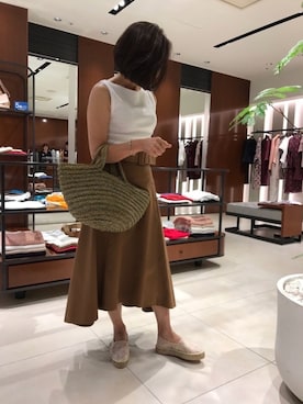 「Sans Arcidet（サンアルシデ）のアイテム」を使った、Yoko  Ishibashiさん（レディース・153cm）の夏コーディネート