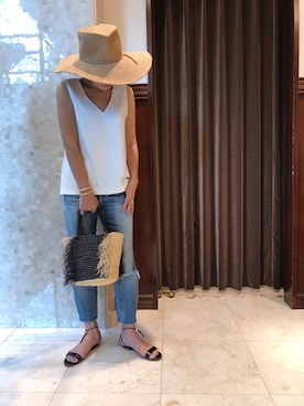 Yoko  Ishibashiさん（レディース・153cm）の夏コーディネート